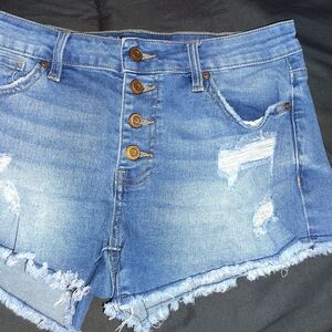 No Boundaries Blue Jean Shorts